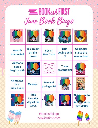 June Bookish Bingo update 6 30