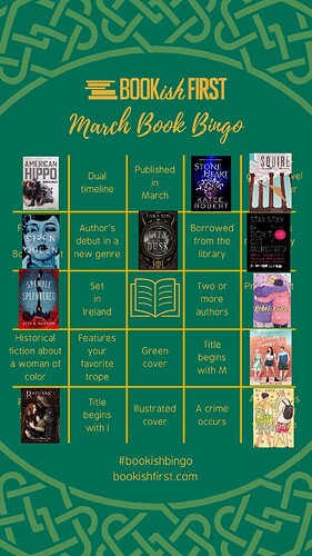 march bookish bingo