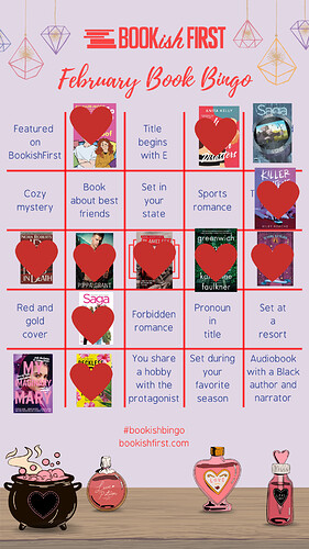 Bookish Bingo Feb 22 feb 26