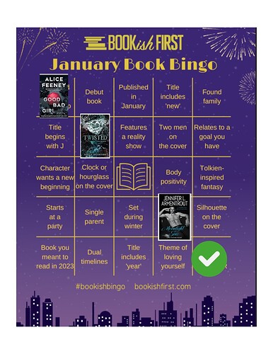 Bookishfirst bingo january
