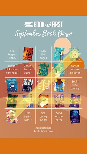 Book Bingo - September Frames