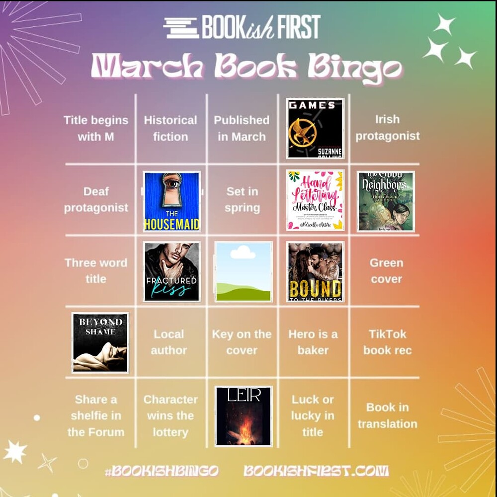 March 2023 Bookish Bingo 📗 Bookish Bingo Bookishfirst Forum 2022