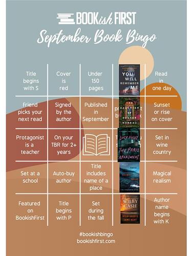 September Bookish Bingo