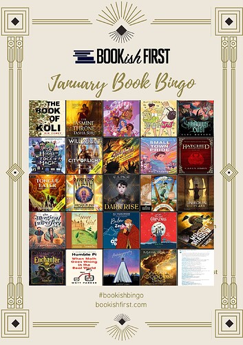 BookishFirst Bingo January 2023