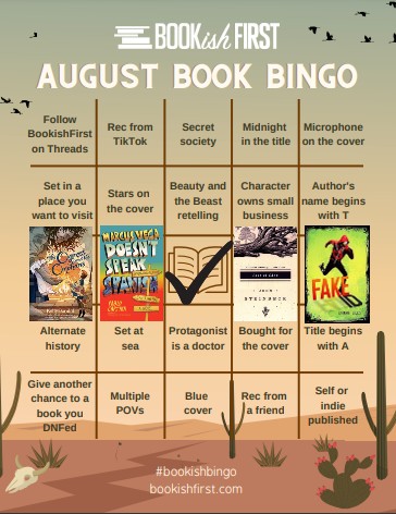 Book Bingo August