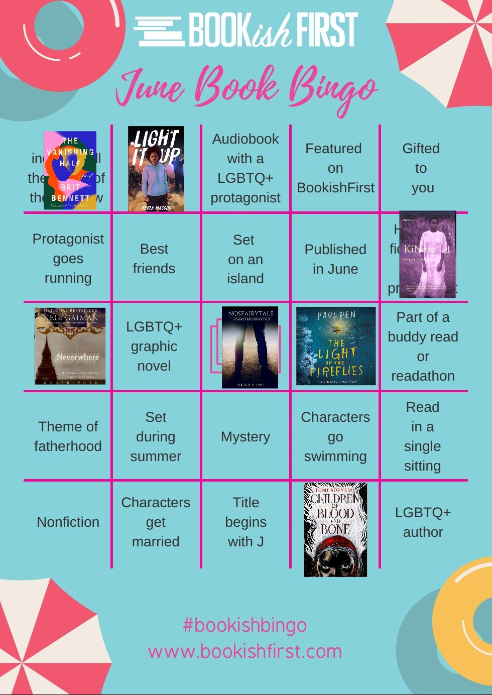 June Bookish Bingo 🏖️ - Bookish Bingo - BookishFirst Forum